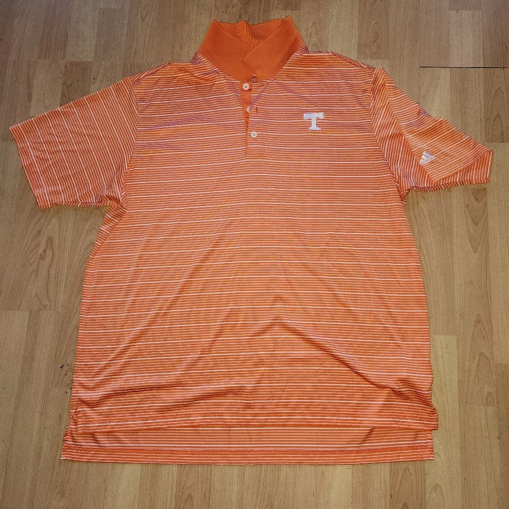 Orange Tennesee Adidas Golf Shirt